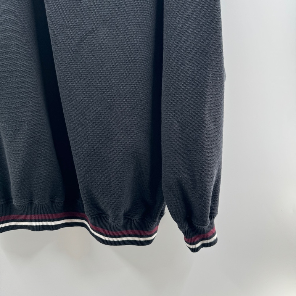 Lee Sport Black Knit Crewneck Sweater Men’s Size Large - Picture 3 of 5